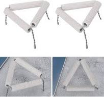 5pcs 65mm Crucible Triangle with Clay Pipe Stems Clay ...
