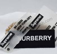 OEM ODM Washable Silicone Rubber Labels Embossed PVC Badge Patch