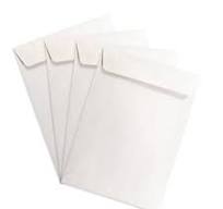 JAM Paper Catalog Envelope 10 1/2" x 7 1/2", White, 50/Pack (4120H)