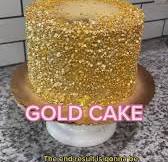 How to Make Your Cake Gold: Edible Gold Luster Dust Tutorial