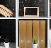Pack of 10 A4 Kraft Paperboard Lever Arch Files