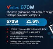Trina Solar introduces the 670W Vertex Module with the ...