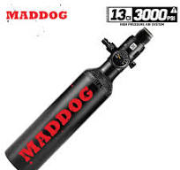 Maddog 13ci 3000psi Aluminum HPA Paintball Tank (Hydro Exempt)