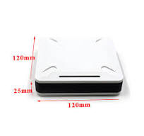 White 120*120*25mm Plastic ABS Enclosure WiFi Box Electronics Network  Router Case Housing|1Pcs