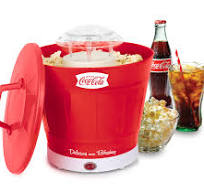 Coca-Cola Hot Air Popcorn Popper with Bucket
