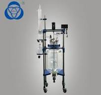 Batch Jacketed Glass Reactor Vessel With Rectification ...