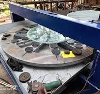 Round Glass Grinding Beveling Machine, Automation Grade: Semi-Automatic