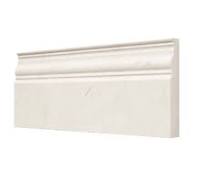 Arctic White Honed Marble Skirting Wall Tile