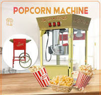 Enyopro Movie Theater Popcorn Machine with Cart, 850W Popcorn Cart with  12oz Stainless Steel Kettle, Red Popcorn Popper Machine with 3 Switch  Control, ...
