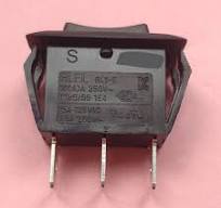 RLEIL RL1-5 16A 250VAC T125/55 3-Pin 3 Positions Black Button Rocker Switch