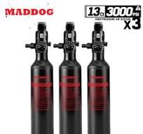 Maddog 13ci 3000psi Aluminum HPA Paintball Tank (Hydro Exempt)