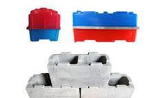Plastic Cement Interlocking Brick Block Mold, Easy Construction Hollow  Interlock Concrete Wall Mould, Paving, 40cm/ 15.74in - AliExpress 15