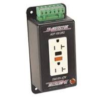 AC Surge Protector SPD ACP Plug-In 120 Vac Single-Phase 15 A SASD 8 kA, UL  94-V0