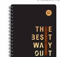 Wiro Bound A5 PP Sheet Wire O Binding Notebook, 200 Pages, 70 GSM