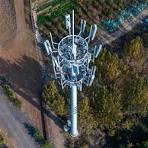 China 30M High Antenna Load Mono Pole Tower For ...