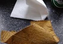Paper towel after 21 years in the air ducts : r ...
