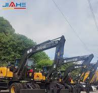 JIAHE Heavy Duty Wheel Excavators + Powerful Rotating Log ...