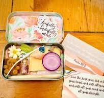 Sensory Prayer Tin - “love” Metal Hinge-top Tin, Prayer Box ...