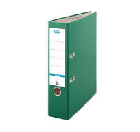 Elba A4 Lever Arch File, 570 Sheet Capacity, 80mm Spine, Strong Paperboard,  Single Pack, Green – Durable Office, School & Home Filing Organiser : ...