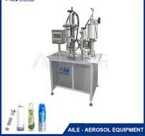 [Hot Item] Semi Automatic Small Aerosol Can Pepper Spray Filling Machine  Air Fresh Insecticide Produce Filling Capping Line