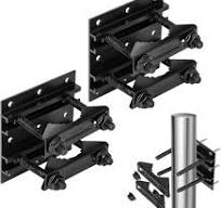 Amazon.com: Post Tubes Mounting Bracket, 2-Packs Adjustable ...