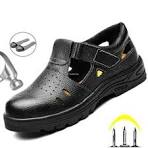 Breathable Lightweight Men's Safety Shoes Steel Toe Cap Work Shoes Work  Sandals | eBay