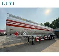 Luyi 3 Axle Fuel Tank Semi-Trailer Carbon Steel Liquid Transport Semi  Trailer Gasoline Transport Tank Truck Petroleum Liquid Oil Fuel Tanker  Trailer
