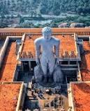The World's oldest and largest monolithic statue, carved on a ...