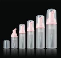 40Ml 50 Ml 4 Oz 150Ml Mini Cleanser Mousse Bottle Bath Wash Eyelash Foaming  Pink Frosted Foam Pump Lash Shampoo Bottle