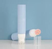 120ml PE Plastic Packaging Face Wash Tube with Silicone Brush Applicator