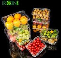 Wholesale Hinged Disposable Clear Plastic Fruit Punnets ...