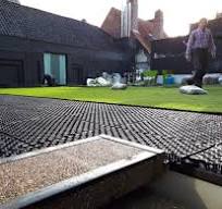 Artificial Grass Drainage Grid | Black | 580 x 580 x 30mm (0.34m2) | CORE  DRAINBASE