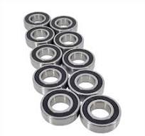 THE DUKE'S DEEP GROOVE RUBBER SEAL BALL BEARING 10-PACK 6004-2RS 20x42x12