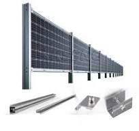 Vertical Solar Fence Ground Rack Solar Farm Mounting System ...