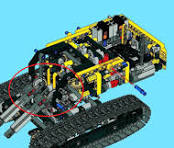 technic - Double linear actuator boom movement - Bricks