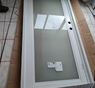 Installing Exterior Out Swing Aluminum Impact Door : r/DIY