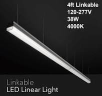 4ft Linkable Linear Pended - 120-277V, 38W, 4000K