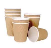 Brown Ripple Cup | Insulated Ripple Coffee Cups – Custom Supply