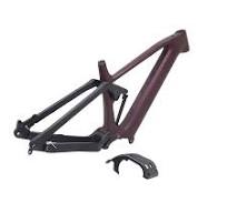 Mid Drive Ebike Frame Full Suspension Carbon Electric Mtb Frames For Bafang  M820 Motor Bicycle Frame Kit
