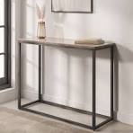 Beige Travertine Effect Console Table - Demi - Page 1 ...