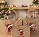 Eco Christmas Reusable Gift Bag/ Christmas Decorations - Etsy