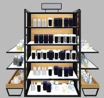 professional makeup display racks for store
