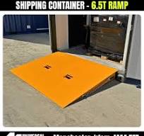 Shipping Container Ramp - 6.5T Rated - Forklift Ramp Pallet Truck Ramp