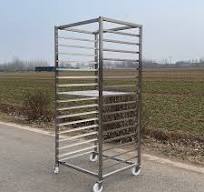 Industrial Bakery Equipment 16 32 64-Tray Rotary Oven Rack Trolley Electric  Gas Diesel-Commercial Baking for Bread