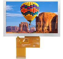 5" IPS TFT LCD Display WVGA 800x480 High Resolution for MP4,GPS
