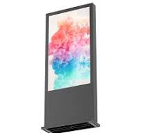 Slim Outdoor Digital Totem