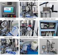 Semi Automatic Small Aerosol Can Pepper Spray Filling Machine Air Fresh  Insecticide Produce Filling Capping Line