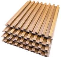 ASA/PVC Fluted Wall Panel Ceiling Tiles Pvc Wall Panel Exterior Plastic  Wall Cladding with Waterproof Outdoor Use