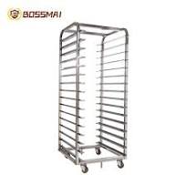Commercial Kitchen Bakery Stainless Steel Baking Rack Trolley for Rotary  Oven