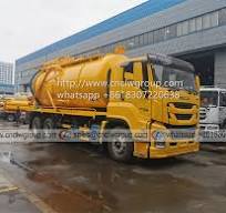 ISUZU GIGA 6x4 20000 liter Vacuum Septic Tanker for Sewer Jetting and  Sewage Suction Truck
